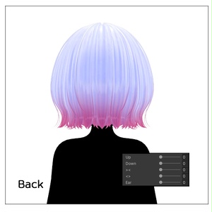 Sale🖤 Melling " Jjkkumiダコ Hair " 【6アバター対応 🖤 Liltoon / VRChat】🖤 缩略图 10