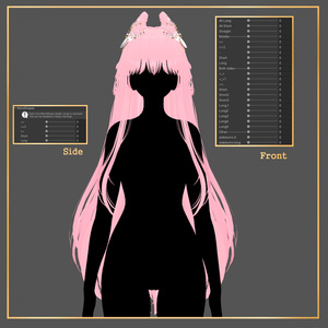 Sale🖤 Melling "  つぼみ(flower bud)Hair " 【6アバター対応 🖤 Liltoon / VRChat】🖤 缩略图 6