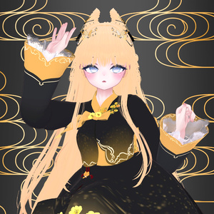 Sale🖤 Melling "  つぼみ(flower bud)Hair " 【6アバター対応 🖤 Liltoon / VRChat】🖤 缩略图 3