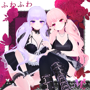 🖤 Melling "  ふわふわ Twintail Hair " 【5アバター対応 🖤 Liltoon / VRChat】🖤