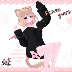 🖤Melling " Fuwa pure" 【8アバター対応 🖤 Liltoon / VRChat】🖤