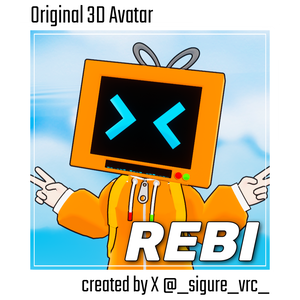 【オリジナル3Dモデル】REBI (レビ)【VRC】
