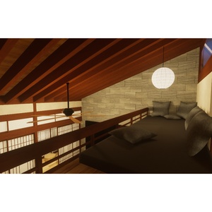 【VRC向けワールド】＜和モダンハウス＞Tsubaki 缩略图 5