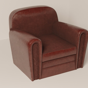 ３Ｄオブジェクトデータ【sofa1】アンティーク風 ソファ 一人掛け
