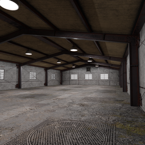 3DCG【warehouse】倉庫 バックヤード