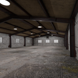 3DCG【warehouse】倉庫 バックヤード