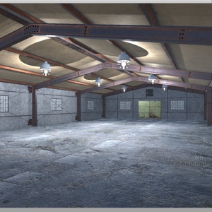 3DCG【warehouse】倉庫 バックヤード 缩略图 3