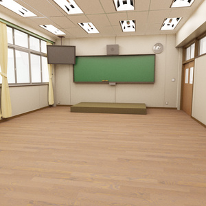 3DCG【school_science_room】理科教室 缩略图 4