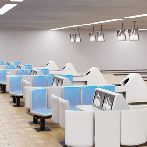 3DCG【bowling_set】ボウリング場　ボーリング場