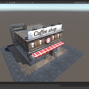 3DCG【cafe_set】カフェ店舗 セット 缩略图 10