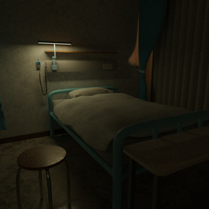3DCG【hospital_room】病室　病院 缩略图 4