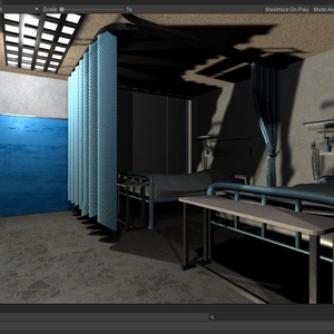 3DCG【hospital_room】病室　病院 缩略图 8