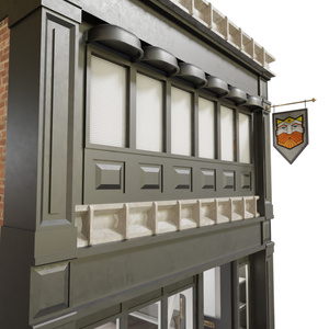 3DCG【shop_building】店舗セット お店 缩略图 5