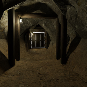 3DCG [cave_set] Cave Set