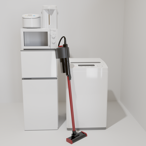 【Home_appliances_Set】新生活家電6点セット(電子レンジ/冷蔵庫/掃除機/炊飯器/ポット/洗濯機)