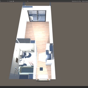 3DCG【1room】アパート部屋 1R 1K 缩略图 12