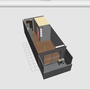3DCG【1room】アパート部屋 1R 1K 缩略图 15