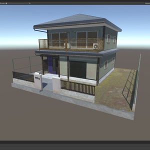 3DCG【house_jp】住宅 家 昭和 缩略图 6