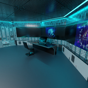 3DCG [Control_room] Control Room SF