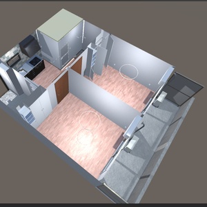 3DCG【2DK_room】部屋モデル 2DK 缩略图 9