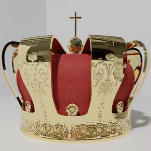 3DCG【crown】王冠 缩略图 2