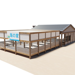 3DCG【sea_house】海の家 缩略图 8