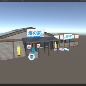 3DCG【sea_house】海の家 缩略图 9