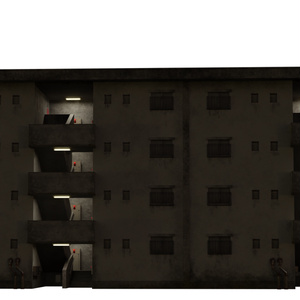 3DCG【apartments】団地アパート 缩略图 10