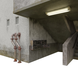 3DCG【apartments】団地アパート 缩略图 2