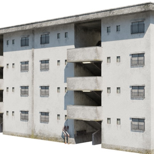 3DCG【apartments】団地アパート 缩略图 8