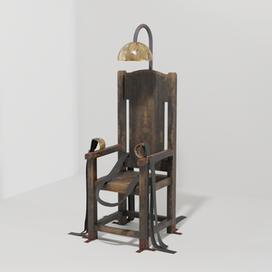 3DCG【Electric_chair】電気椅子