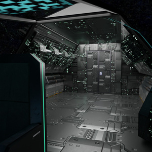3DCG【SF_cockpit】SF コックピット 操縦席 缩略图 3
