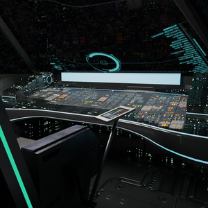 3DCG【SF_cockpit】SF コックピット 操縦席 缩略图 6