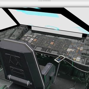 3DCG【SF_cockpit】SF コックピット 操縦席 缩略图 10