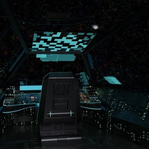 3DCG【SF_cockpit】SF コックピット 操縦席