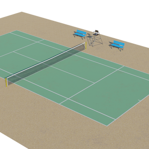3DCG【Tennis_court】テニスコート