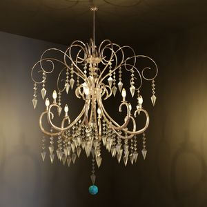 3DCG【chandelier】シャンデリア1