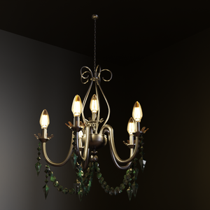 3DCG【chandelier_2】シャンデリア2
