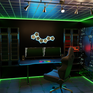 3DCG【gaming_room】ゲーミングルーム 配信部屋