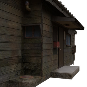 3DCG【jp_retro_house】古い平屋の家 缩略图 6