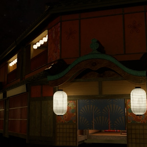 【3DCG】遊郭建物セット 缩略图 3
