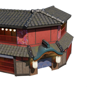 【3DCG】遊郭建物セット 缩略图 9