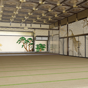 【3DCG】将軍部屋/大広間