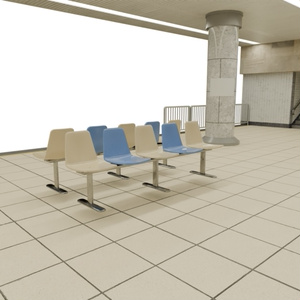 【3DCG】プラットホームキット 缩略图 3