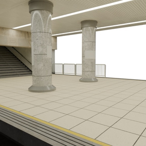 【3DCG】プラットホームキット 缩略图 2