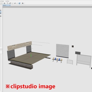 【3DCG】プラットホームキット 缩略图 8