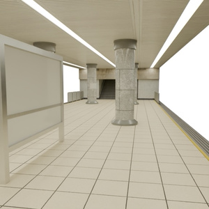 【3DCG】プラットホームキット