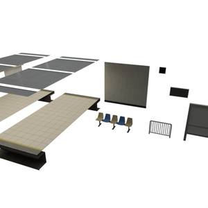 【3DCG】プラットホームキット 缩略图 6
