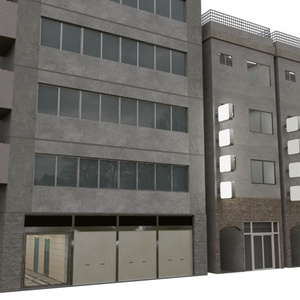 【3DCG】雑居ビル4種セット 缩略图 13
