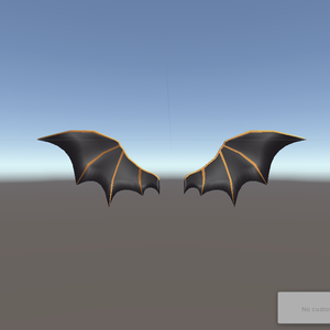 VRChat想定　フリー版　Devil`s wing　アセット